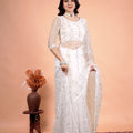 Tamanaa Stylish Saree With Cutdana and sequence  work
