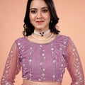 Tamanaa Stylish Saree With Cutdana and sequence  work