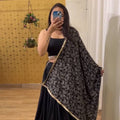 Black navratri chaniya choli | black lehenga cholis for Navratri