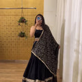 Black navratri chaniya choli | black lehenga cholis for Navratri