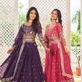 Pink Lehenga Choli - Buy Designer Lehengas Wedding Party Wear Lehengas Bridal Lehengas Gowns Red Lehengas Silk Lehengas